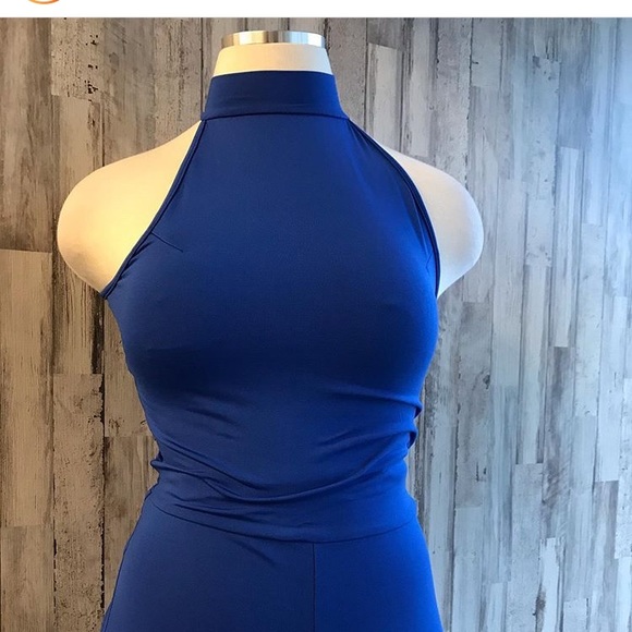 mermaid fitted bodycon dress L\XL stretchy long - Picture 1 of 4